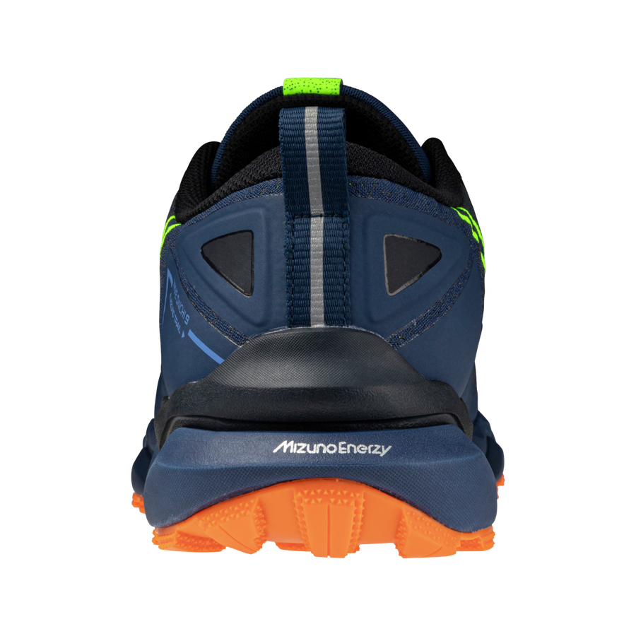 Mizuno WAVE DAICHI 9 Estate Blue/Lightning Yellow/L