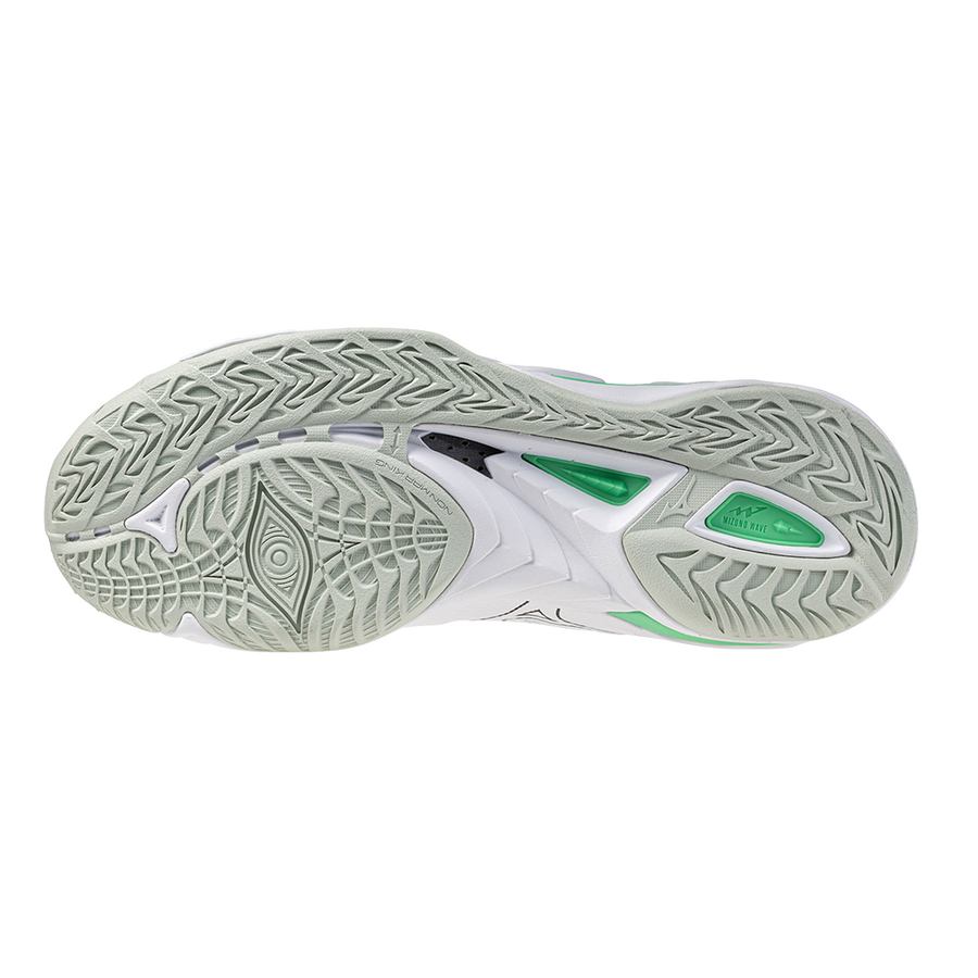 Mizuno WAVE MIRAGE 5 White/Black/Frozen Emerald