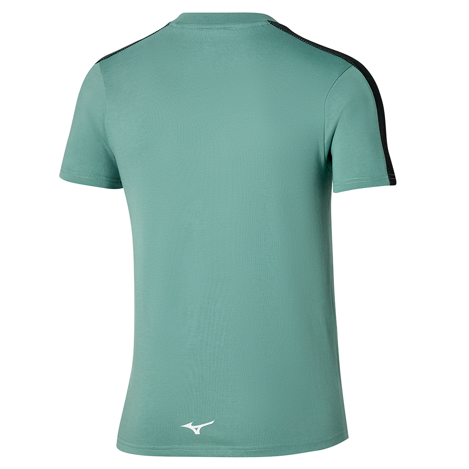 Mizuno Release Tape Tee Mineral Blue