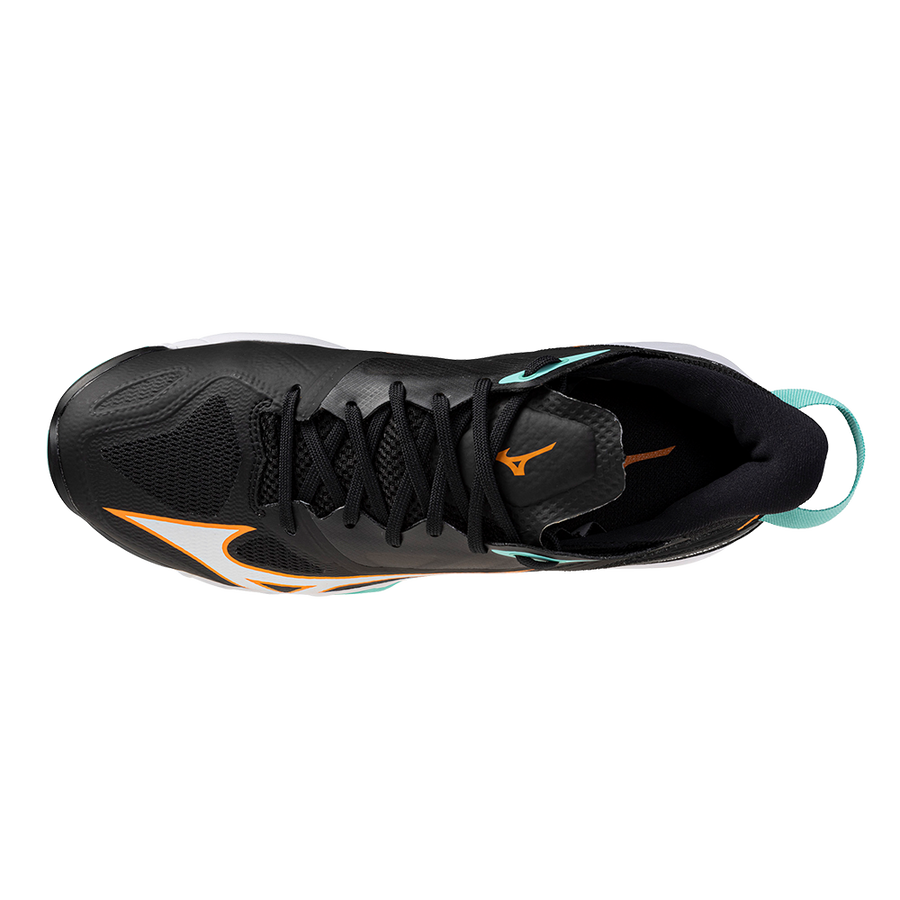 Mizuno WAVE MIRAGE 5 Black/Tangelo/Ice Green