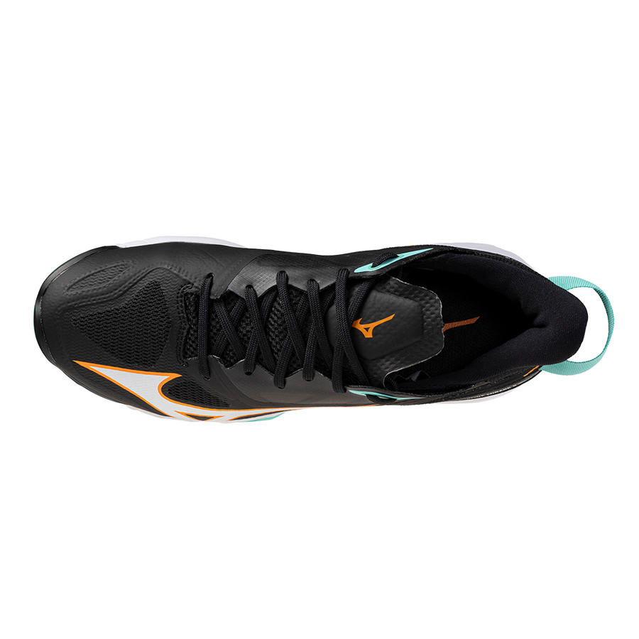 Mizuno WAVE MIRAGE 5 Black/Tangelo/Ice Green