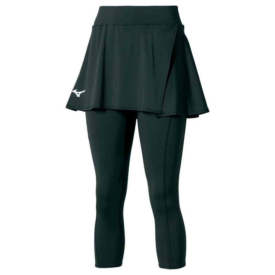 Mizuno 2in1 Skirt 3/4 Tights Black