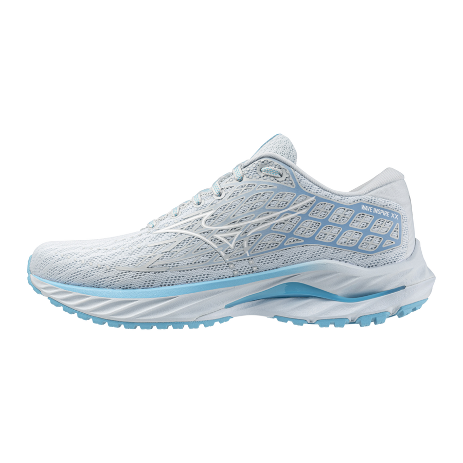 Mizuno WAVE INSPIRE 20 Plein air/white/river blue