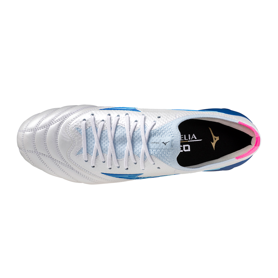 Mizuno MORELIA NEO IV BETA JAPAN White/Tanager Turquoise/Pink Tetra