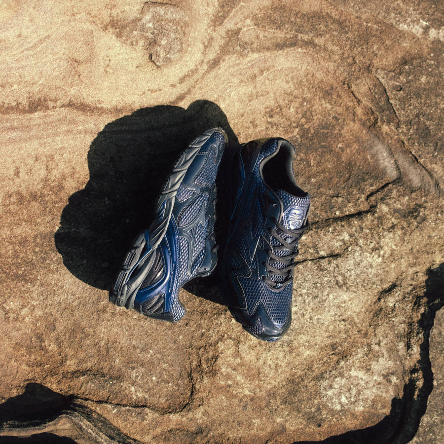 Mizuno WAVE RIDER 10 END Estate Blue/Black Beauty