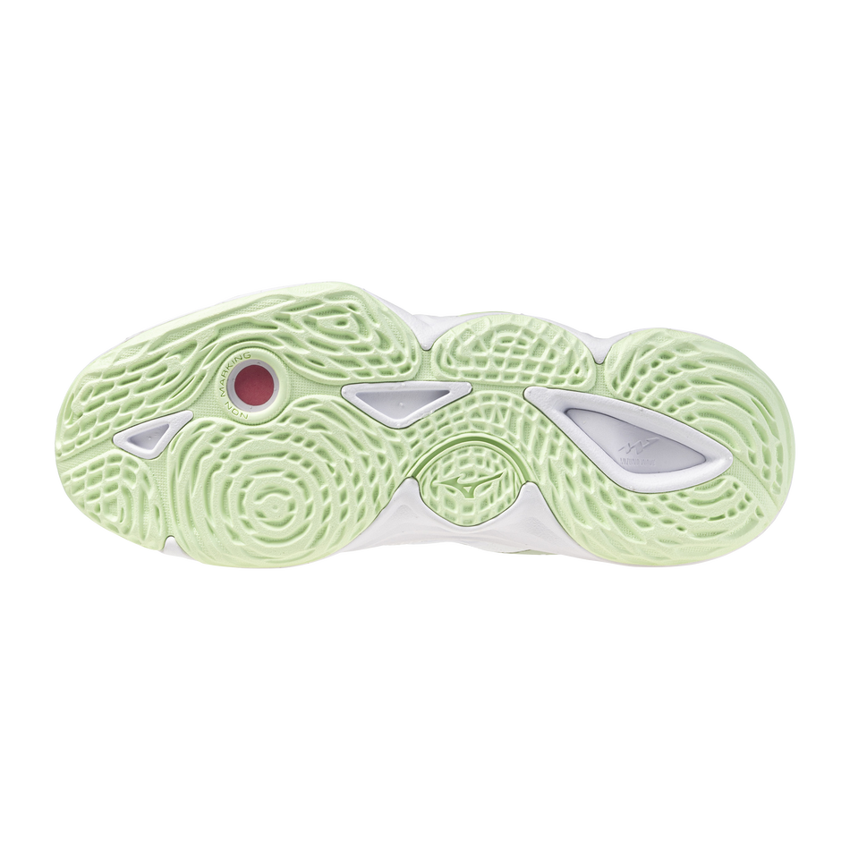 Mizuno WAVE MOMENTUM ELITE MID White/balsam Green/ambrosia