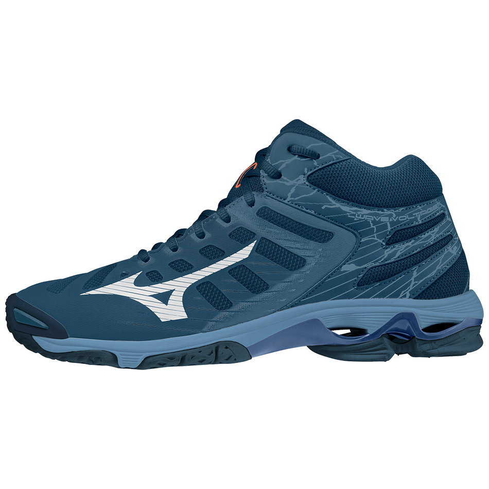 Mizuno WAVE VOLTAGE MID DarkDenim/Wht/BlueJasper