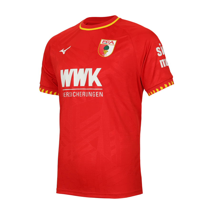 Mizuno Away Jersey FC Augsburg Men 25/26 Augsburg Red