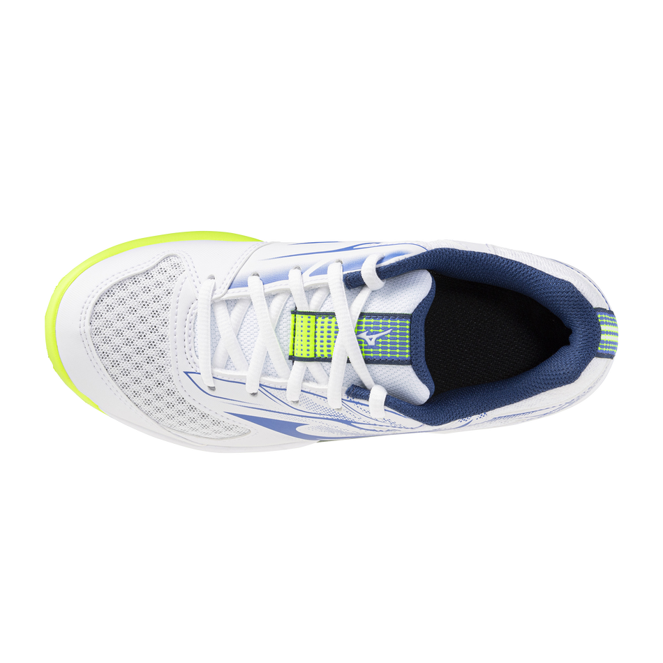 Mizuno BREAK SHOT 5 Jr. CC White/Dazzling Blue/Lightning