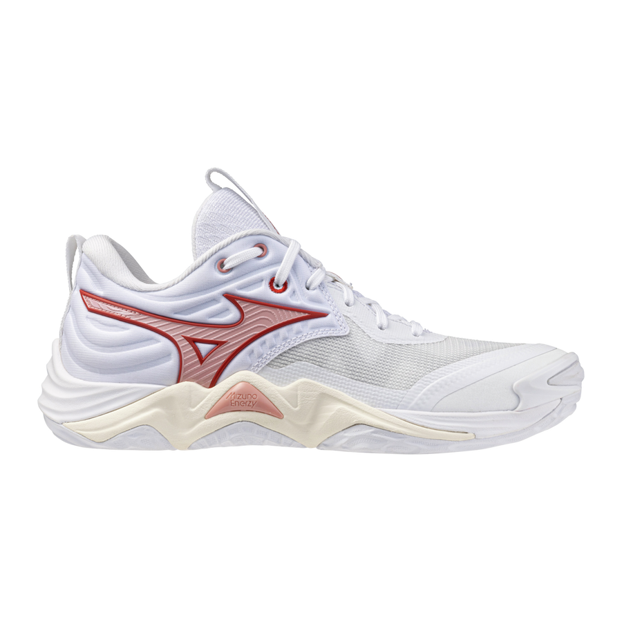 Mizuno WAVE MOMENTUM ELITE White/Rose Elegance/Lava Falls