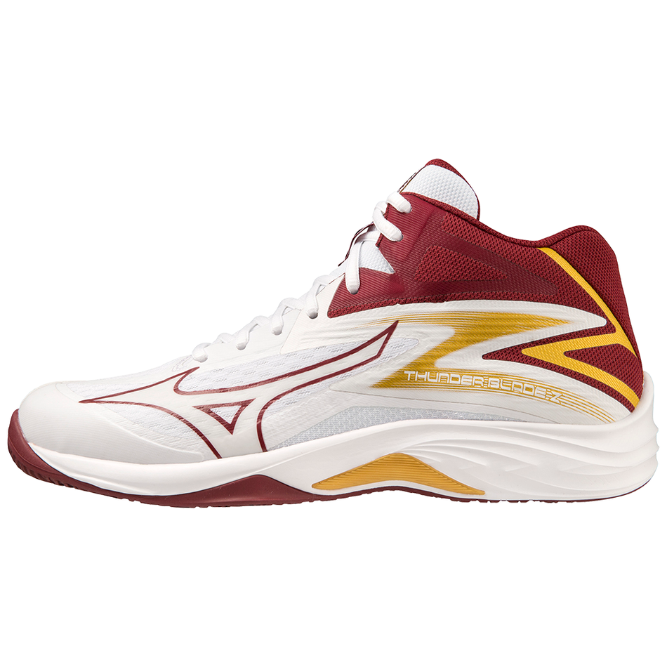 Mizuno THUNDER BLADE Z MID White/Cabernet/ MP Gold