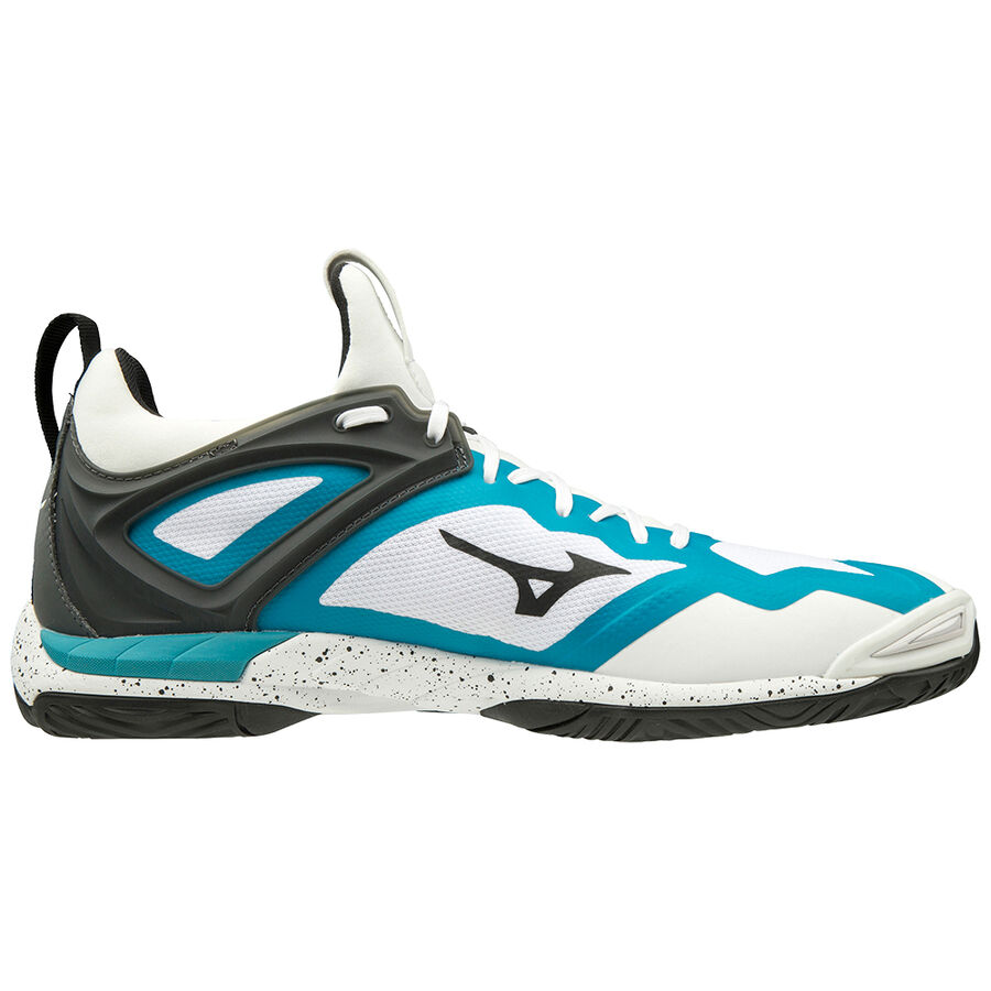 Mizuno WAVE MIRAGE 3 Wht/Blk/EnamelBlue