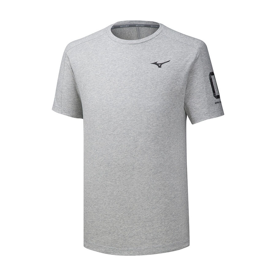 Mizuno Heritage Tee 1 Grey