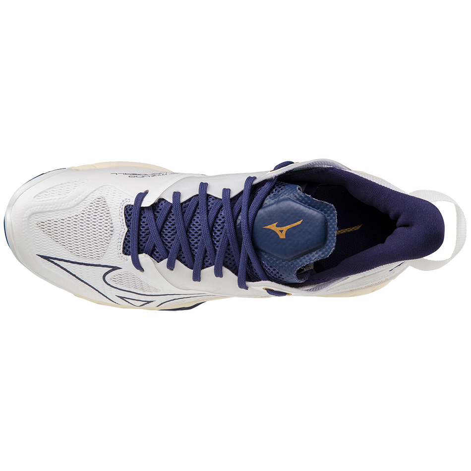 Mizuno WAVE MIRAGE 5 White/BRibbon/MP Gold
