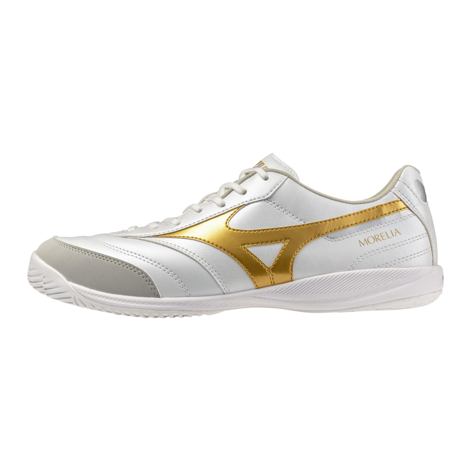 Mizuno MORELIA SALA PRO IN White/Football Gold/Galaxy Silver