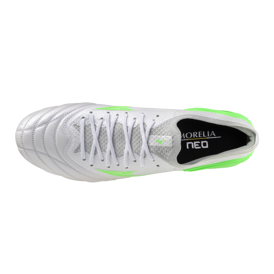 Mizuno MORELIA NEO IV BETA ELITE SI White/neon green/cool gray 3c