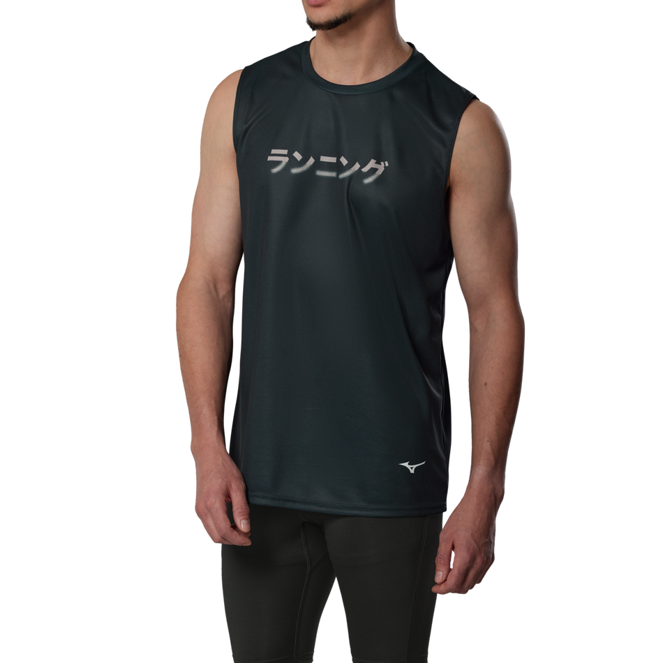 Mizuno Core Graphic Sleeveless(M) Black