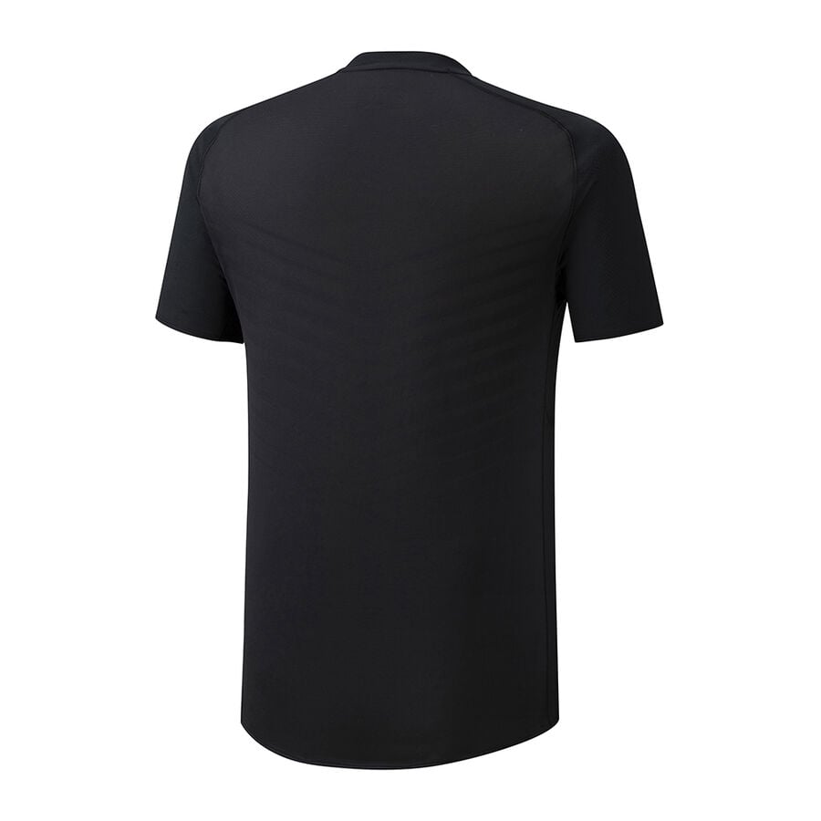 Mizuno Jacquard Mesh Tee Black