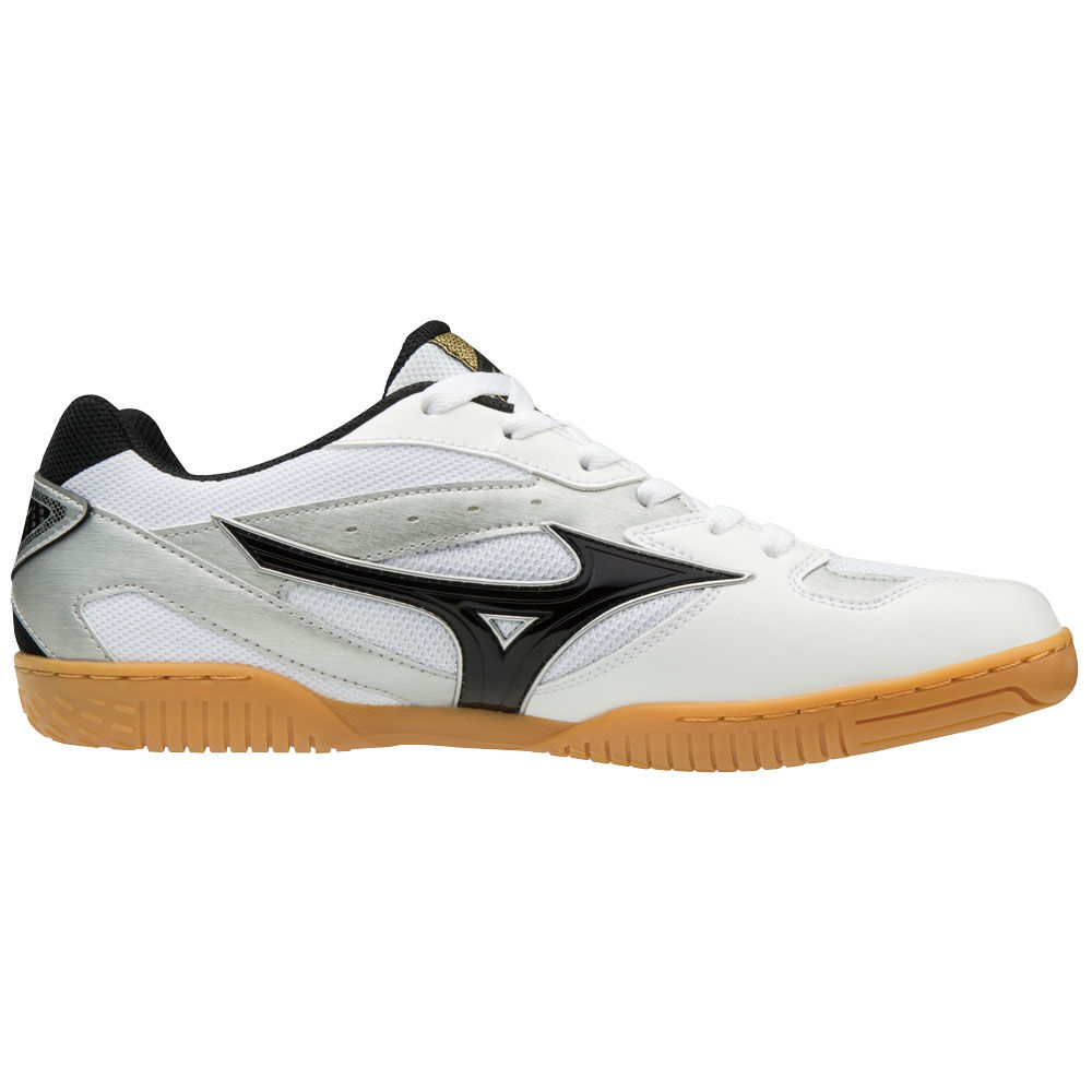 MIZUNO Table Tennis Shoes CROSSMATCH PLIO RX4 81GA1830 White Black US6 24cm 
