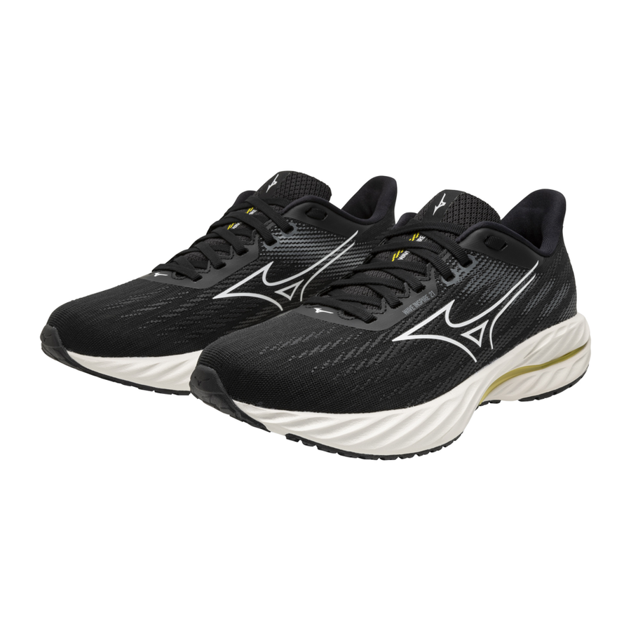 Mizuno WAVE INSPIRE 21 Black/White/Vibrant Yellow