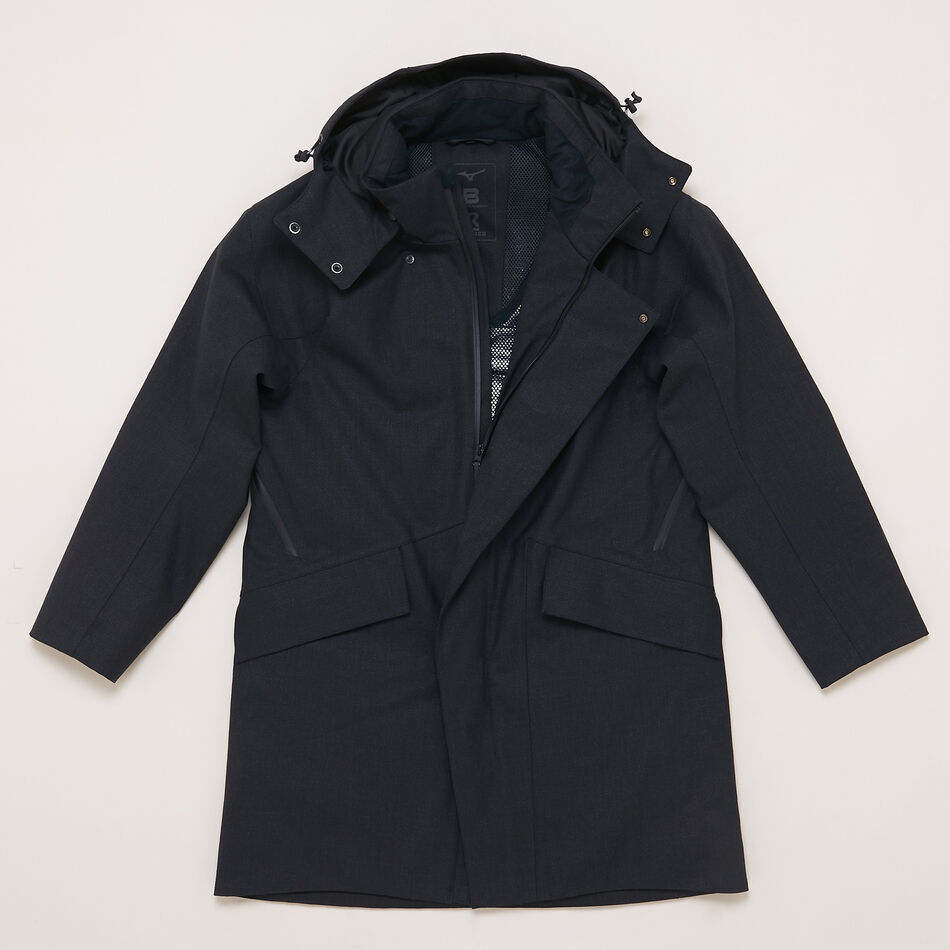 Mizuno Ski Breath Thermo Wool Coat Men Black
