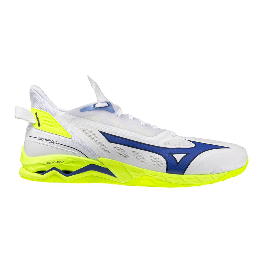 Mizuno WAVE MIRAGE 5 White/Lightning Yellow/Dazzlin