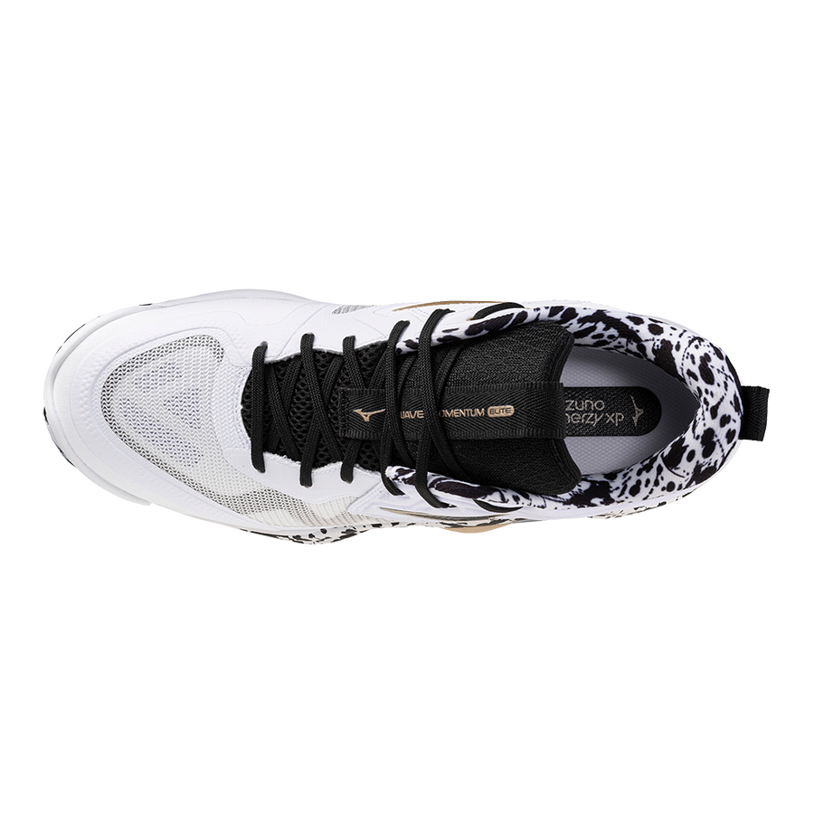Mizuno WAVE MOMENTUM ELITE White/Black/GE Gold
