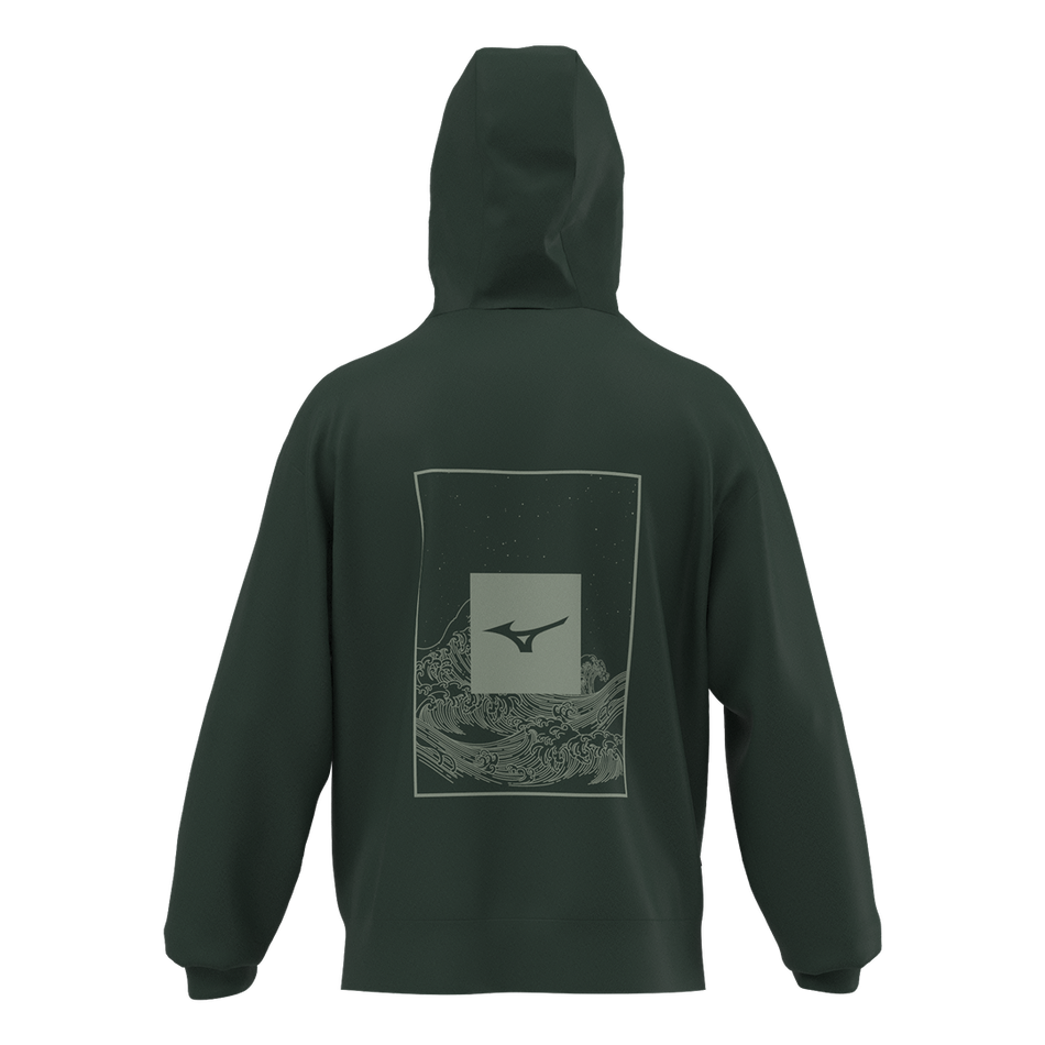 Mizuno Athleticwear new wave hoodie Sycamore