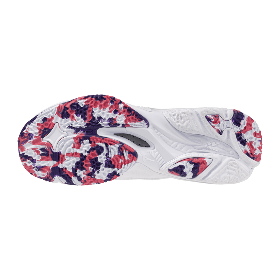 Mizuno WAVE LIGHTNING Z8 MID White/VioletIndigo/CamelliaRos