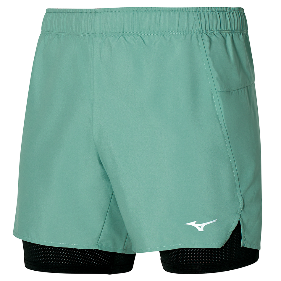 Mizuno Core 5.5 2in1 Short Mineral Blue