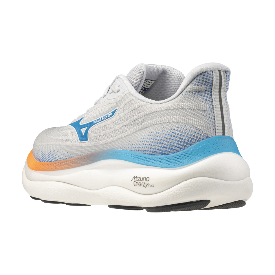 Mizuno WAVE SKY 9 Cloudscape/blue Jewel/lava Orange