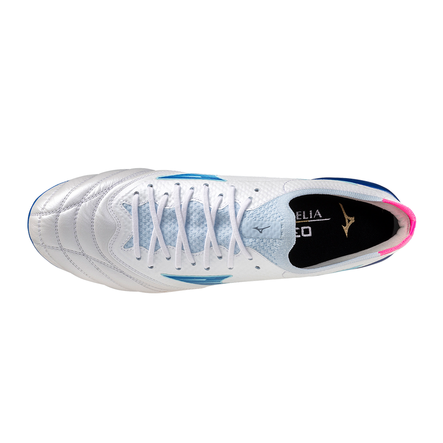 Mizuno MORELIA NEO IV BETA ELITE MIX White/Tanager Turquoise/Pink Tetra