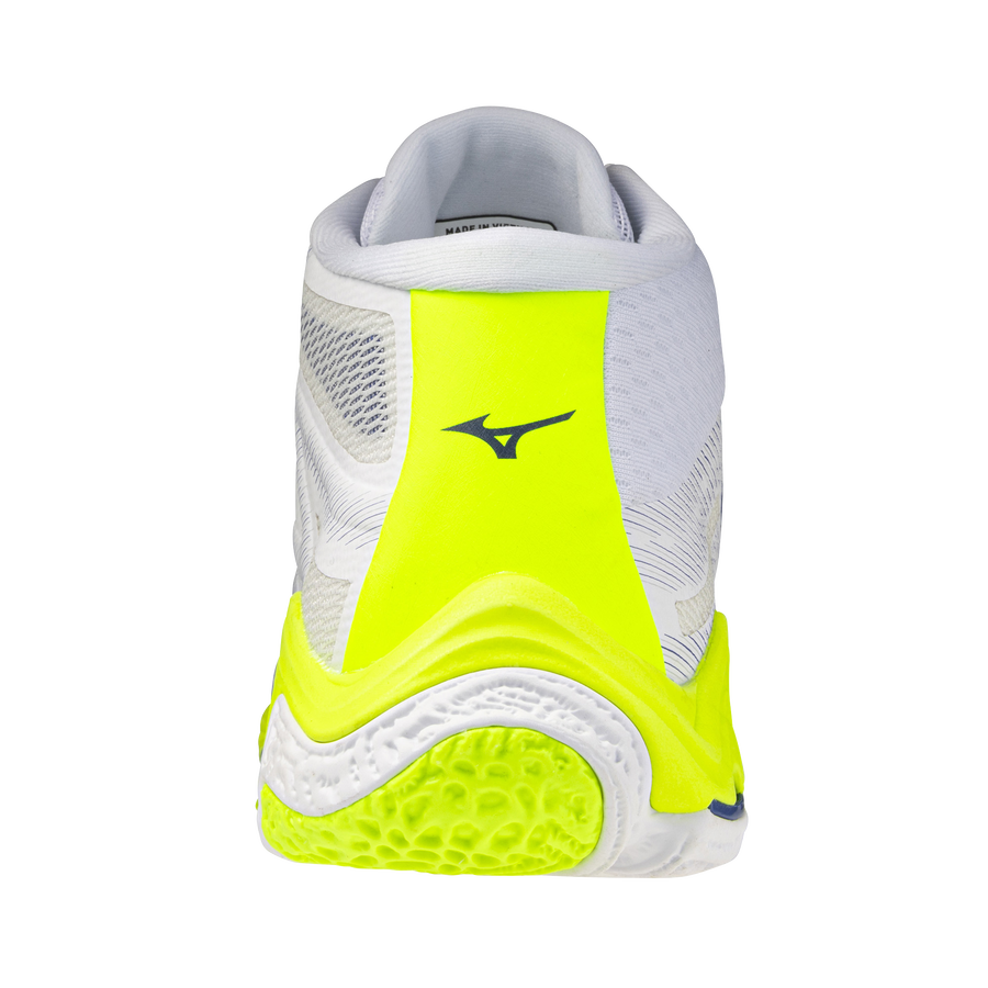 Mizuno WAVE LIGHTNING ELITE MID White/Lightning Yellow/Dazzling Blue