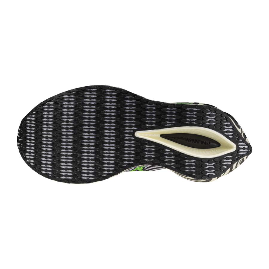 Mizuno WAVE REBELLION PRO Beta Black/green gecko/white