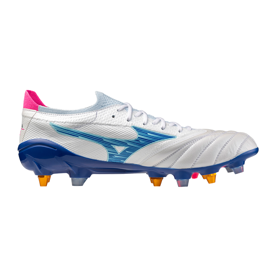 Mizuno MORELIA NEO IV BETA ELITE MIX White/Tanager Turquoise/Pink Tetra