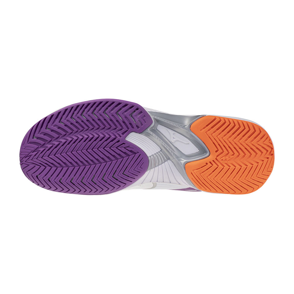 Mizuno WAVE EXCEED COURT AC White/dahlia/lava Orange