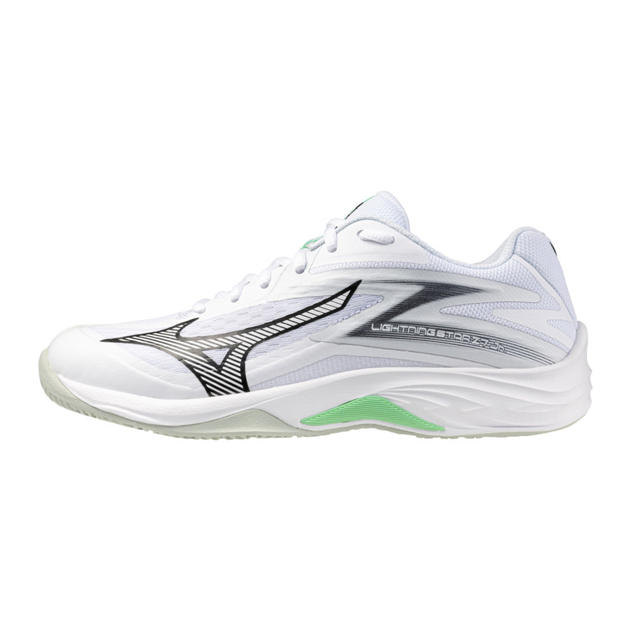 Mizuno LIGHTNING STAR Z7 Jr White/Black/Frozen Emerald