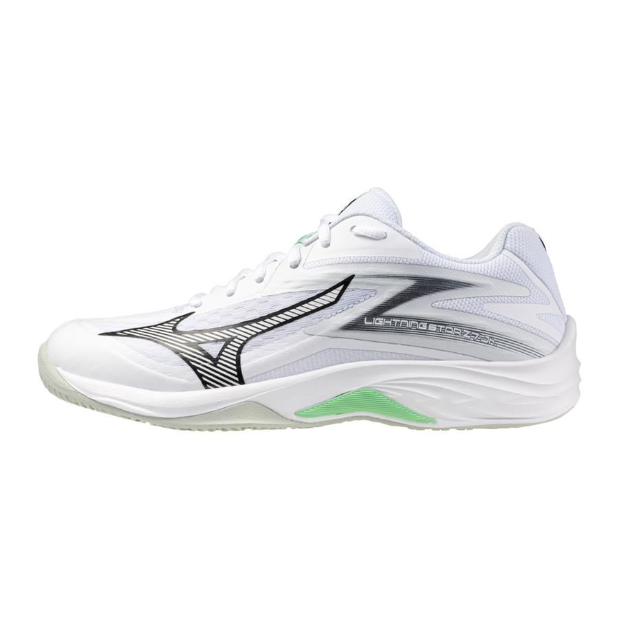 Mizuno LIGHTNING STAR Z7 Jr White/Black/Frozen Emerald