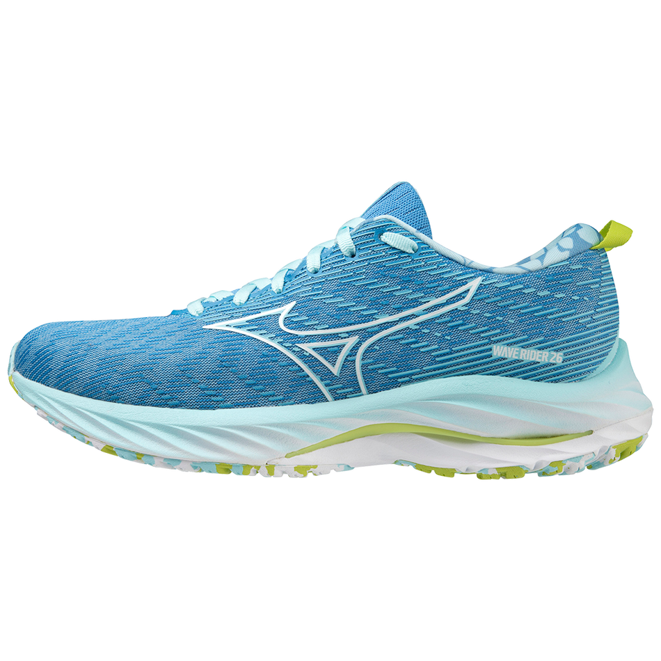 Mizuno WAVE RIDER 26 Roxy Atomizer/White/Daiquiri Green