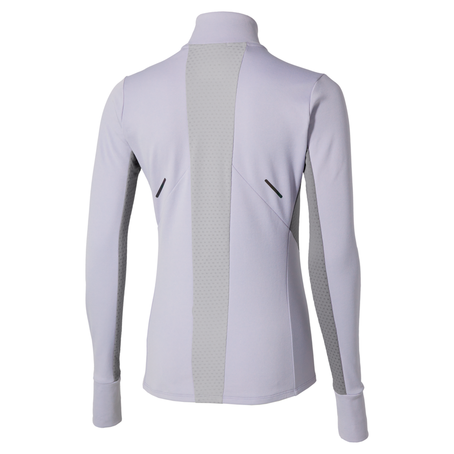 Mizuno Active Warmalite Half Zip Long Sleeve Top Icelandic Blue