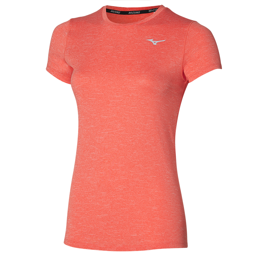 Mizuno Core graphic tee Living Coral