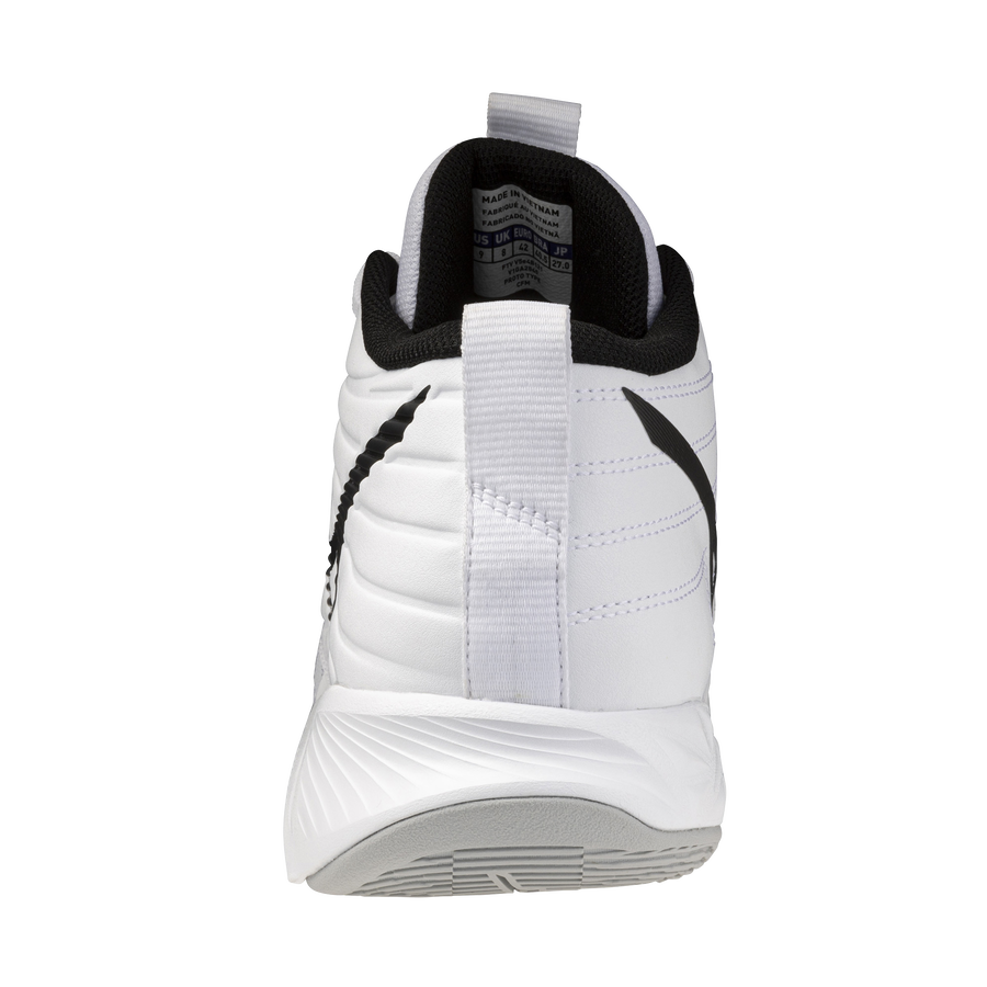 Mizuno WAVE MOMENTUM PRO MID White/Black/Fiery Red