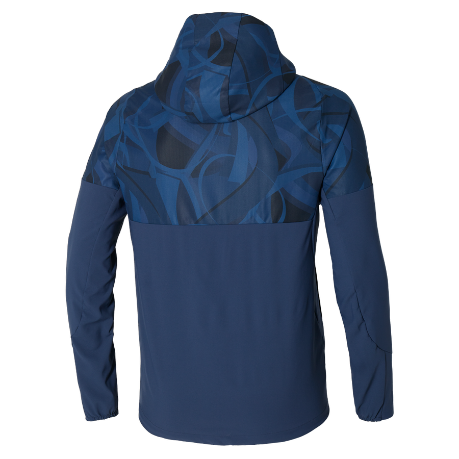 Mizuno PARIS ATHLETE HOODED JACKET Pageant blue