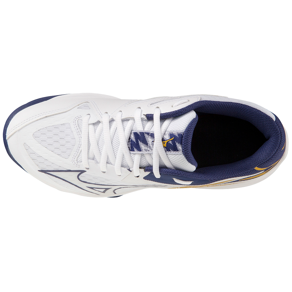 Mizuno LIGHTNING STAR Z7 Jr Whte/BRibbon/MP Gold