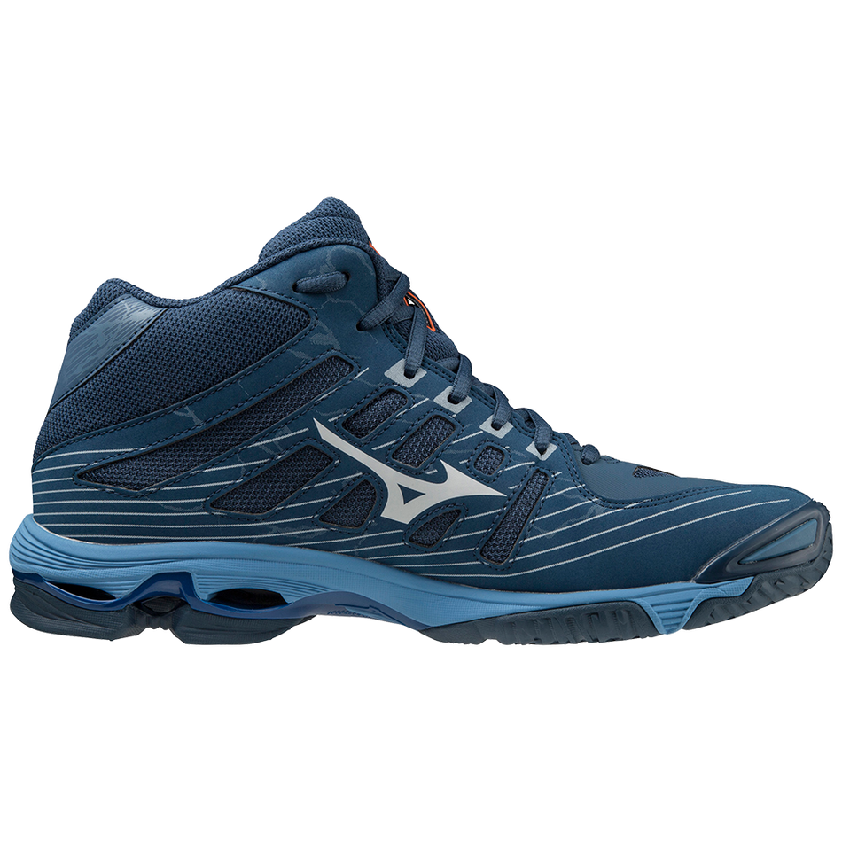 Mizuno WAVE VOLTAGE MID DarkDenim/Wht/BlueJasper