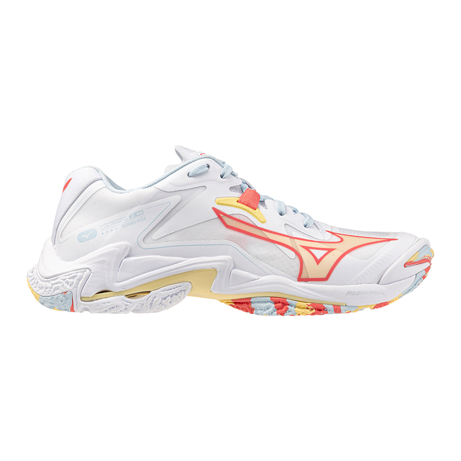 Mizuno WAVE LIGHTNING Z8 White/Calypso Coral/Pale Banana