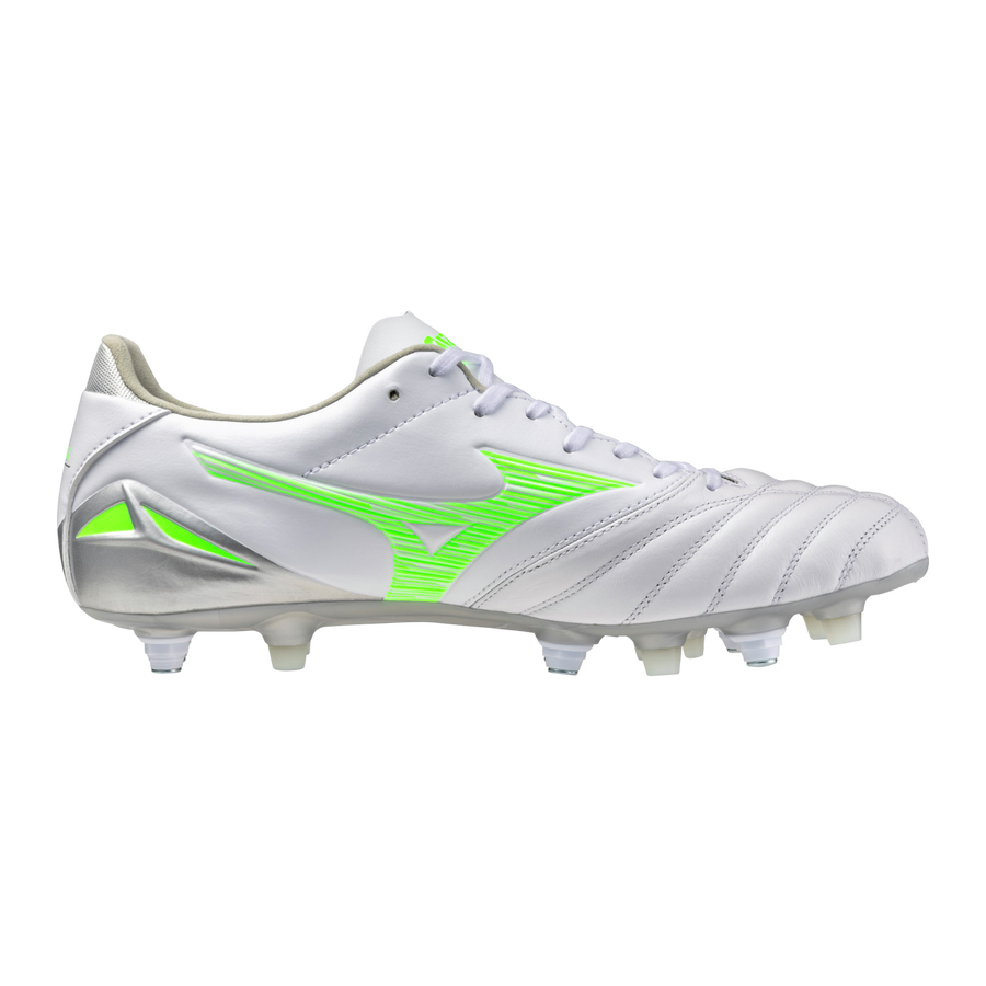 Mizuno MORELIA NEO IV PRO MIX White/neon green/cool gray 3c