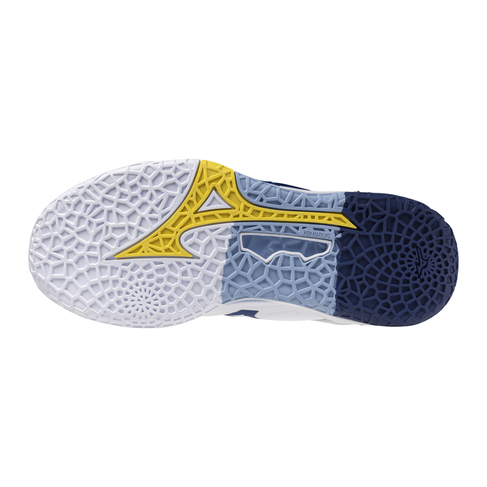 Mizuno WAVE STEALTH NEO 2 White/BellwetherBlue/BelAirBlu
