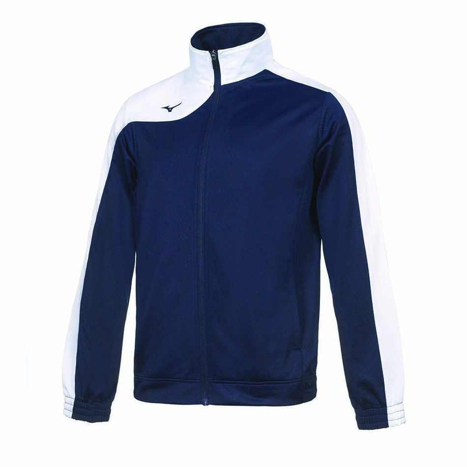 Mizuno Men Knit Tracksuit Navy/White