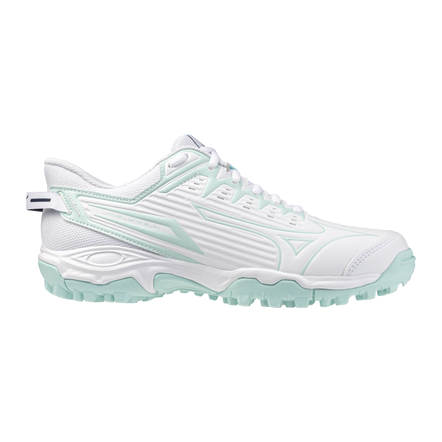 Mizuno WAVE LYNX 2 Jr. White/Blue Tint